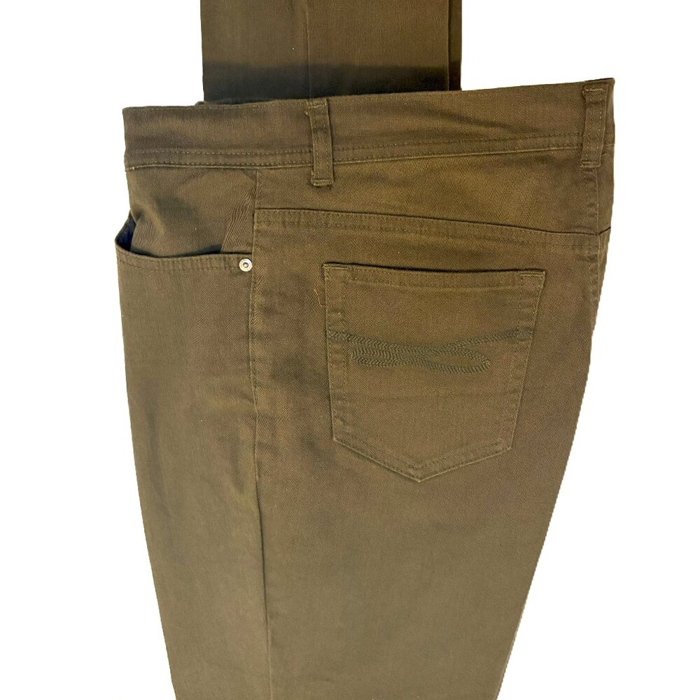 Style & Co Slim Leg Evening Olive Denim Jeans - Sz 10